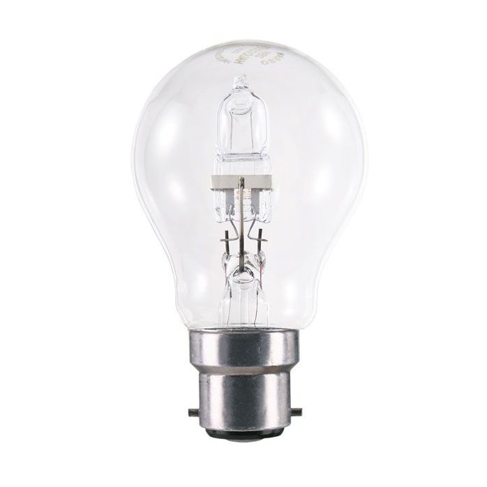 Sylvania 70W Halogen B22 GLS Clear - 10 PACK