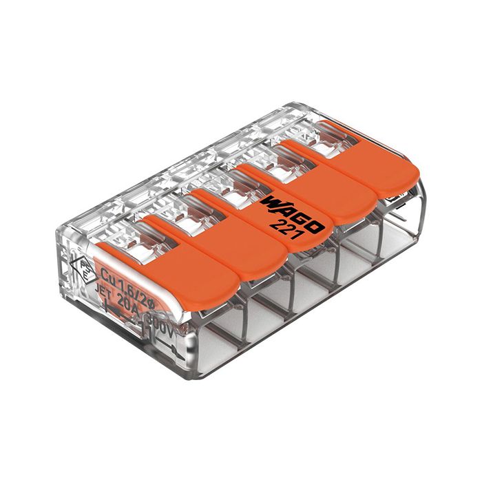 Wago 221-415 5 Way Splicing Connector 