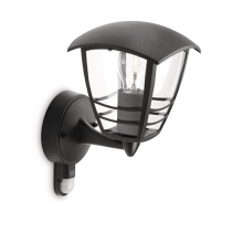 Philips 5.9W MyGarden Creek Black LED Light Black Sensor 15388316