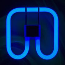 28W 2D 4 Pin Blue UV Anti Drug Lamp Fluorescent Tube