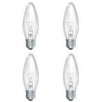 60W ES Clear Candle 35mm Pack of 4