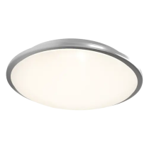 Ansell Eclipse Satin Chrome 11.5-23.5W MultiLED CCT Microwave Sensor Emergency LED Bulkhead