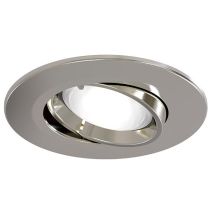 Ansell Edge GU10 Fire Rated Gimbal 50W - Satin Chrome