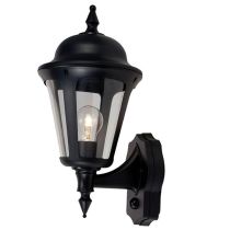 Ansell LATINA POLYCARBONATE WALL LANTERN WITH PIR 42W BLACK