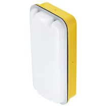 Ansell SLEEK LED 110V POLYCARBONATE BULKHEAD - 5W YELLOW BASE