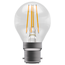 Bell 3.3W LED Filament Clear Round Dimmable  BC 2700K