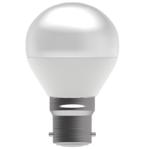 Bell Genesis 4.7W LED Dimmable Round Opal Bulb BC 6000K