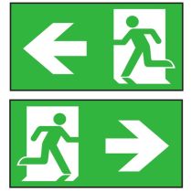 BELL Lighting 09058 Left-Right Arrow Legend for Spectrum Exit Box - ISO New Style