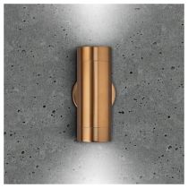 Bell Lighting Luna GU10 Up/Down Wall Light - IP65, Copper