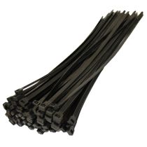 Cable Ties Black 160 x 4.8mm Black x 100