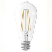 Calex Filament LED Rustic Lamps 240V E27 6W 2300K Clear Dimmable