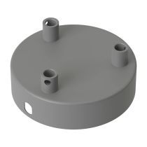Calex 940056 Metal Ceiling Rose Concrete 100mm 3 holes