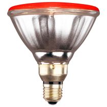 Crompton 80W Par 38 ES Red Halogen Reflector