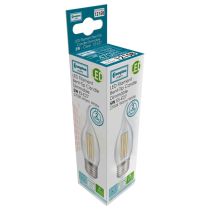 Crompton 5W ES Dimmable LED Candle Filament Clear Bent Tip