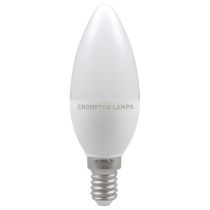 Crompton 11380 LED Candle Thermal Plastic Opal 5.5W 6500K SES - E14