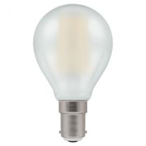 Crompton 7260 LED Round Filament Pearl 5W 2700K SBC - B15d