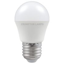 Crompton 11519 LED Round Thermal Plastic Opal 5.5W 2700K ES - E27