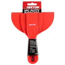 DEKTON 3PC PLASTIC PUTTY KNIFE DT95892