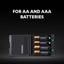 Duracell Hi-Speed Charger with Rechargeable AA And AA Batteries