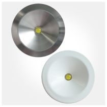 Eterna 1.4W LED Non Maintained Emergency Downlight, White, Matt Silver, 118 lm in Emergency Mode, IP20