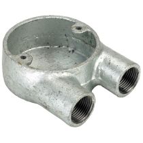 Galvanised Steel Conduit U Box - 20mm