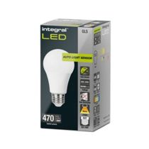 Integral 4.8W LED Dusk to Dawn GLS/A60 Light Bulb E27