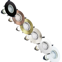 Integral Evofire Round Fire-Rated Downlight & GU10 Holder 70mm Cut-Out