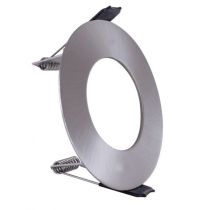 Integral LED ILDLFR70D002 Satin Nickel Round Fire-Rated IP65 Downlight with GU10 Lampholder