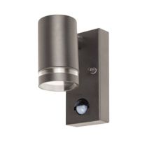 Integral Outdoor Wall Down Light PIR Anthracite Grey