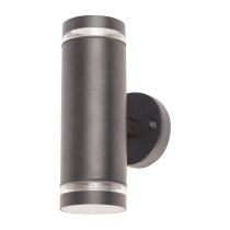 Integral Outdoor Up And Down Wall Light Anthracite Grey