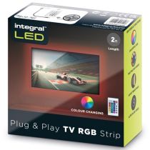 Integral RGB Plug & Play LED TV Strip Kit Remote Controlled
