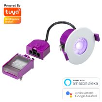 Knightsbridge SpektroLED Evo IP65 8W Fire-Rated Smart Downlight