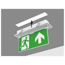 Kosnic Doxa II Emergency Exit Sign 7-in-1 Mounting Positions