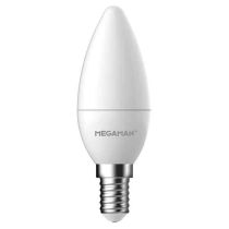 Megaman LED E14 Opal Dimmable Candle 5.5W Cool White