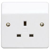 MK Logic Plus 1 Gang Unswitched Socket - K780