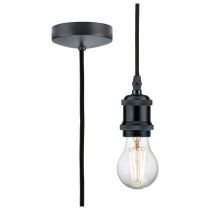 MLA Knightsbridge 1.8M E27 Vintage Pendant Set  Anthracite