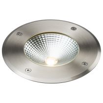 MLA Knightsbridge 230V IP65 9W LED Stainless Steel Recessed Ground Light 3000K