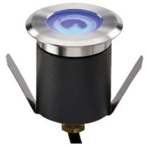 MLA Knightsbridge 230V IP65 1.5W High Output LED Blue Mini Ground Light with Cable