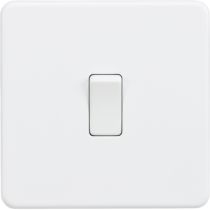 MLA Screwless 10AX 1G 2-Way Switch - Matt White
