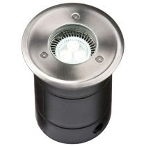 ML Knightsbridge WGULED Stainless Steel LED GU10 In Ground Walk/Driveover Light IP67 25W 230V