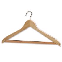 Northmace & Hendon Wooden Coathangers - President (Chrome)