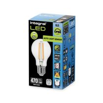 Integral Omni Filament GLS Bulb With Dusk To Dawn Dual Sensor E27 3.6W 2700K