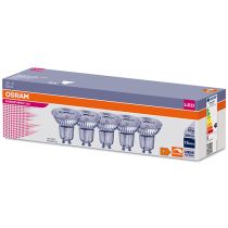Osram Parathom 4.5W Dimmable LED GU10 Spot 36D 4000K 5 Pack 