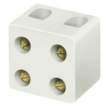 PC52 5a 2 Pole Porcelain Connector