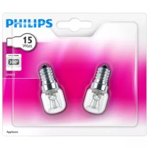 Philips 15W SES Oven Light 300 Twin Pack