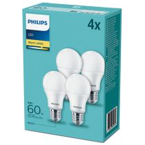 Philips CorePro LEDbulb ND 8-60W A60 E27 827 - 4 Pack