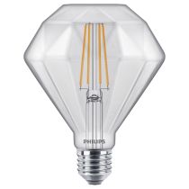 Philips Signify LED Classic 5W Diamond ES 27K Clear Dimmable