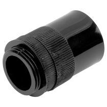 PVC Conduit Male Adaptor - 20mm Black