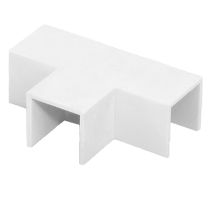 PVC Mini Trunking FT1 Flat Tee 16x16mm