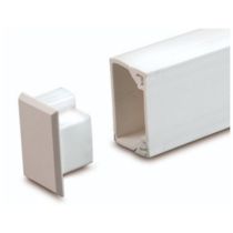 PVC Mini Trunking SE1 Endcaps 16x16mm 
